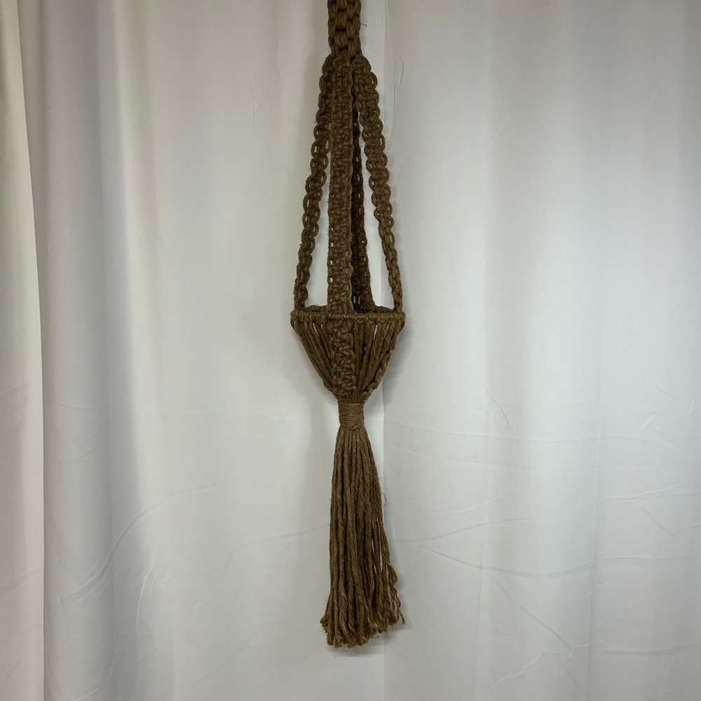 Large 64" Macrame Boho Hanging Planter